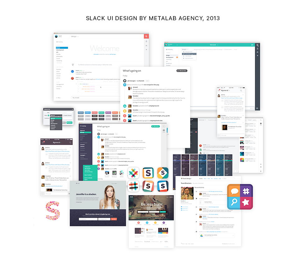 Slack UI Design By MetaLab 2013