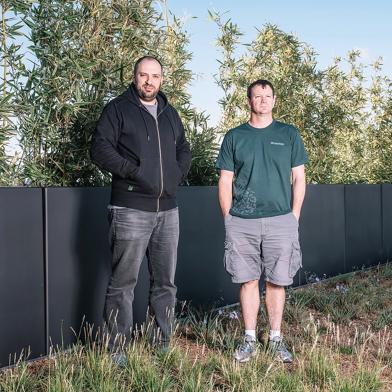 Whatsapp Founders - Jan Koum And Brian Acton In Mountain View, CA